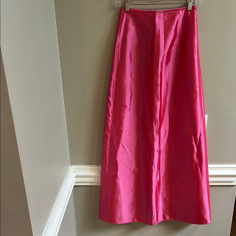 Jessica McClintock for Gunne Sax Long Fuschia Maxi Skirt Size 5